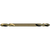 Jet-Kut&reg; Gold Super Premium M2 Twin End Drill Bit, High Speed Steel, 1/8", 1-15/16" L Distribution Industrielle GC