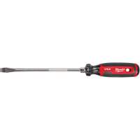 Tournevis &agrave; fente, Tige de 3/8", Ronde, 330 mm lo, Prise en Coussin&eacute;e Distribution Industrielle GC