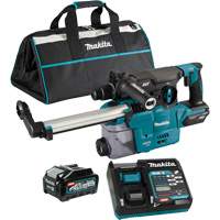 XGT Brushless Cordless SDS-Plus Rotary Hammer with DX10 Dust Extraction Attachment, 40 V, 1-3/16", 3 ft-lbs, 0-840 RPM Distribution Industrielle GC