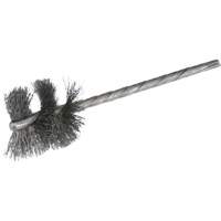 Ensemble de brosses internes &agrave; fils m&eacute;talliques ondul&eacute;s HeliTuf, 3/8" dia. x 1" l, 3-1/2" longueur hors tout Distribution Industrielle GC