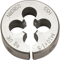 Fili&egrave;re ronde segment&eacute;e, Filet de M10 X 1,5, Acier rapide Distribution Industrielle GC