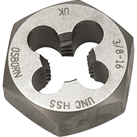&eacute;crou-fili&egrave;re hexagonal, dia. 7/10", Filet de 1/4"-28, Acier rapide Distribution Industrielle GC