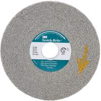 Meules d'&eacute;barbage EXL Scotch-Brite, 6" x 1", Arbre de 1", Oxyde d'aluminium Distribution Industrielle GC