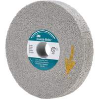 Meules d'&eacute;barbage EXL Scotch-Brite, 6" x 1", Arbre de 1", Oxyde d'aluminium Distribution Industrielle GC