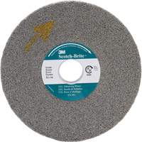 Meule d'&eacute;barbage EXL Scotch-Brite, 8" x 1", Arbre de 3" Distribution Industrielle GC