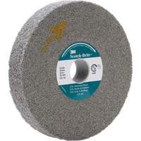 Meule d'&eacute;barbage EXL Scotch-Brite, 8" x 1", Arbre de 3" Distribution Industrielle GC