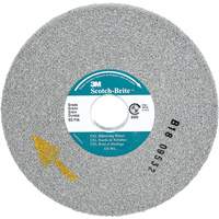 Meule d'&eacute;barbage EXL Scotch-Brite, 6" x 1/2", Arbre de 1", Oxyde d'aluminium Distribution Industrielle GC