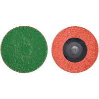 Disque de toile &agrave; changement rapide Zirc Plus, 2" dia., Grain 40, Alumine de zirconium Distribution Industrielle GC