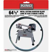 Bandsaw Metal Blade, Carbon Steel, 64-1/2" L x 1/2" W x 0.025" Thick, 24 TPI Distribution Industrielle GC
