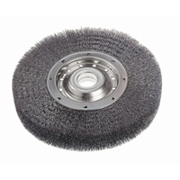 Brosses rotatives &agrave; fils cr&ecirc;p&eacute;s - Face large, 10" dia., Fils 0,0118", Arbre 2" Distribution Industrielle GC