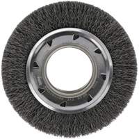MEULE CIRC,FIL CREPE,4-1/4",.0118X5/8"X2", 4-1/4" dia., Fils 0.012, Arbre 2" Distribution Industrielle GC