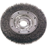 Brosses rotatives &agrave; fils cr&ecirc;p&eacute;s - Face moyenne, 8" dia., Fils 0,0118", Arbre 2" Distribution Industrielle GC