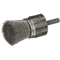 Brosse mont&eacute;e &agrave; fils ondul&eacute;s, 1", Fils 0,006" Distribution Industrielle GC