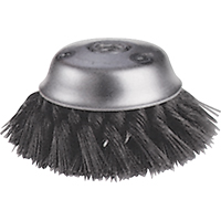 Brosses-boisseau &agrave; fils nou&eacute;s - Rang&eacute;es d&eacute;cal&eacute;es, 5-3/4" dia. x 5/8"-11 arbre Distribution Industrielle GC