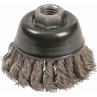 Brosses-boisseau &agrave; fils nou&eacute;s - Petites rectifieuses &agrave; grande vitesse, 2-3/4" dia. x 5/8"-11 arbre Distribution Industrielle GC