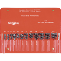 Ensemble de brosses internes &agrave; fils m&eacute;talliques ondul&eacute;s HeliTuf Distribution Industrielle GC