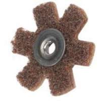 Disque abrasif en forme d'&eacute;toile pour pr&eacute;paration de surface Abrasotex , 1-1/2" dia., Grain Cors&eacute;, Oxyde d'aluminium Distribution Industrielle GC