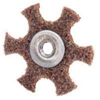 Disque abrasif en forme d'&eacute;toile pour pr&eacute;paration de surface Abrasotex , 2" dia., Grain Cors&eacute;, Oxyde d'aluminium Distribution Industrielle GC