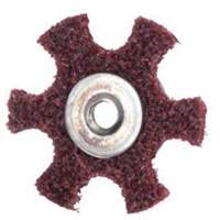 Disque abrasif en forme d'&eacute;toile pour pr&eacute;paration de surface Abrasotex , 2" dia., Grain Moyen, Oxyde d'aluminium Distribution Industrielle GC