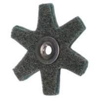 Disque abrasif en forme d'&eacute;toile pour pr&eacute;paration de surface Abrasotex , 2" dia., Grain Tr&egrave;s fin, Oxyde d'aluminium Distribution Industrielle GC