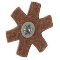 Disque abrasif en forme d'&eacute;toile pour pr&eacute;paration de surface Abrasotex , 3" dia., Grain Cors&eacute;, Oxyde d'aluminium Distribution Industrielle GC