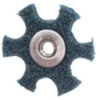 Disque abrasif en forme d'&eacute;toile pour pr&eacute;paration de surface Abrasotex , 3" dia., Grain Tr&egrave;s fin, Oxyde d'aluminium Distribution Industrielle GC