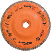 Disque &agrave; lamelles Enduro-Flex, 4-1/2" x 5/8"-11, Type 27, Grain 80, Alumine de zirconium Distribution Industrielle GC