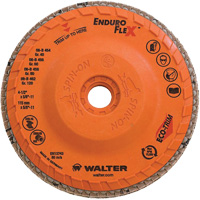Disque &agrave; lamelles Enduro-Flex, 4-1/2" x 5/8"-11, Type 27, Grain 120, Alumine de zirconium Distribution Industrielle GC