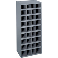 Steel Storage Bin Cabinet, 17-7/8" W x 12" D x 42" H, Grey Distribution Industrielle GC