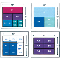 Syst&egrave;me de contenants d'exp&eacute;dition 4845 de StakPak Plus, 15" la x 24" p x 14,5" h, Bleu royal Distribution Industrielle GC