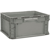 Syst&egrave;me de contenants d'exp&eacute;dition 4845 de StakPak Plus, 7-2/5" la x 12" p x 5" h, Gris Distribution Industrielle GC