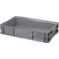 Syst&egrave;me de contenants d'exp&eacute;dition 4845 de StakPak Plus, 15" la x 24" p x 5" h, Gris Distribution Industrielle GC