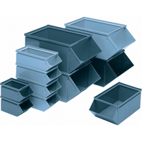 Steel Bin, 100 lbs. Cap., 4-1/2" W x 8" D x 4-1/2" H, Blue Distribution Industrielle GC
