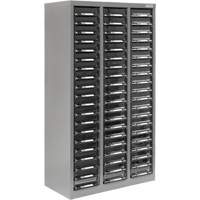 Casiers pour pi&egrave;ces KPC-300, Acier galvanis&eacute;, 60 tiroirs, 21-3/10" x 10-2/5" x 36-9/10", Gris Distribution Industrielle GC