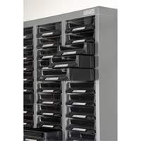 Casiers pour pi&egrave;ces KPC-300, Acier galvanis&eacute;, 60 tiroirs, 21-3/10" x 10-2/5" x 36-9/10", Gris Distribution Industrielle GC