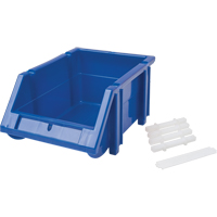 Stack & Hang Bin, 4-13/16" W x 3-3/16" H x 7-1/8" D, Blue Distribution Industrielle GC