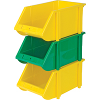 Stack & Hang Bin, 5-7/8" W x 4-11/16" H x 9-13/16" D, Yellow Distribution Industrielle GC