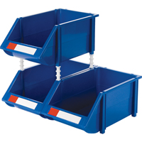 Stack & Hang Bin, 8-3/16" W x 6-3/16" H x 14" D, Blue Distribution Industrielle GC