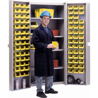 Armoire &agrave; combinaison avec porte creuse, 38" la x 24" p x 72" h, 4 tablettes Distribution Industrielle GC