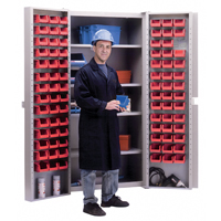 Armoire &agrave; combinaison avec porte creuse, 38" la x 24" p x 72" h, 4 tablettes Distribution Industrielle GC