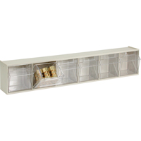 Tip-Out Bins Modular Storage System, 23-5/8" W x 3-5/8" D x 4-1/2" H, 6 Drawers Distribution Industrielle GC