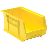Bacs ultra empilable & suspendable, 8-1/4" la, 7" h x 14-3/4" p, Jaune Distribution Industrielle GC