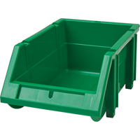 Bac empilable & &agrave; suspendre, 4-13/16" la, 3-3/16" h x 7-1/8" p, Vert Distribution Industrielle GC
