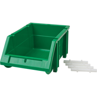 Bac empilable & &agrave; suspendre, 4-13/16" la, 3-3/16" h x 7-1/8" p, Vert Distribution Industrielle GC