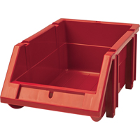 Bac empilable & &agrave; suspendre, 4-13/16" la, 3-3/16" h x 7-1/8" p, Rouge Distribution Industrielle GC