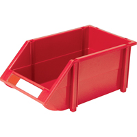 Stack & Hang Bin, 8-3/16" W x 6-3/16" H x 14" D, Red Distribution Industrielle GC