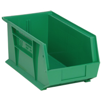 Bacs ultra empilable & suspendable, 8-1/4" la, 7" h x 14-3/4" p, Vert Distribution Industrielle GC