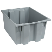 Contenants Stack & Nest, 10" x 19,5" x 15,5", Gris Distribution Industrielle GC