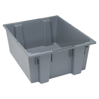 Contenants Stack & Nest, 10" x 23,5" x 19,5", Gris Distribution Industrielle GC