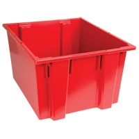 Contenants Stack & Nest, 13" x 23,5" x 19,5", Rouge Distribution Industrielle GC